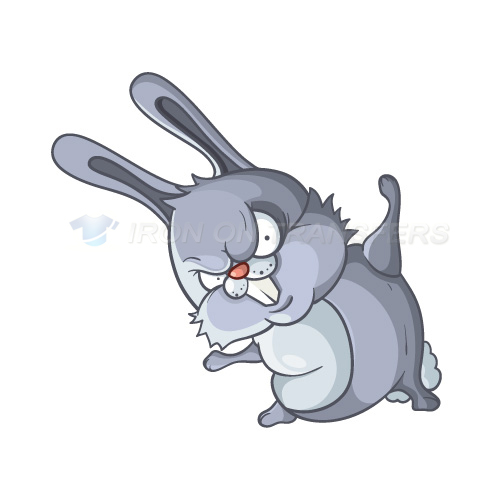Rabbit Iron-on Stickers (Heat Transfers)NO.8937
